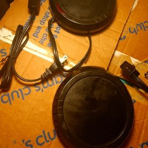 Two electric candle and and wax warmers